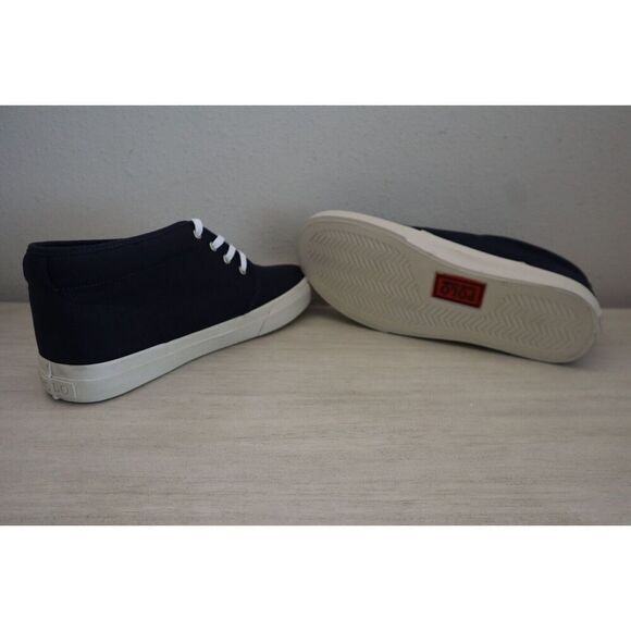 Polo Ralph Lauren Men's Sz 11.5 Navy Keaton Canvas Chukka Boot Sneakers $110 - Picture 14 of 14